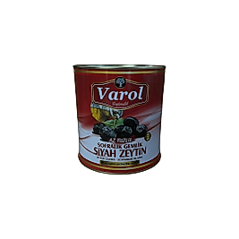 Süper  Az Tuzlu Yağlı Sele Taş Baskı  Siyah Zeytin 2 Kg