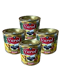 Gemlik Az Tuzlu Jumbo Yağlı Sele Taş Baskı  Siyah Zeytin 2 Kg 4 Adet